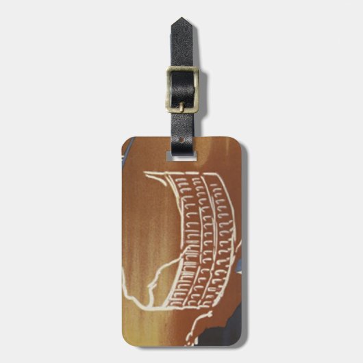  Romeins Colosseum Rome Bagagelabels (Voorkant verticaal)