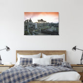 Romeins Forum bij zonsopgang Canvas Afdruk (Insitu (Slaapkamer))