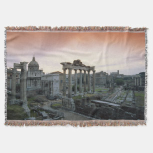 Romeins Forum bij zonsopgang Deken