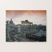 Romeins forum bij zonsopgang legpuzzel (Horizontaal)