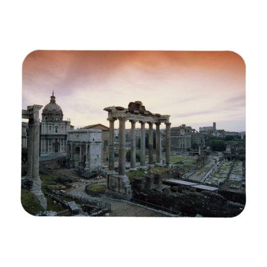 Romeins Forum bij zonsopgang Magneet (Horizontaal)