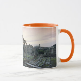 Romeins Forum bij zonsopgang Mok
