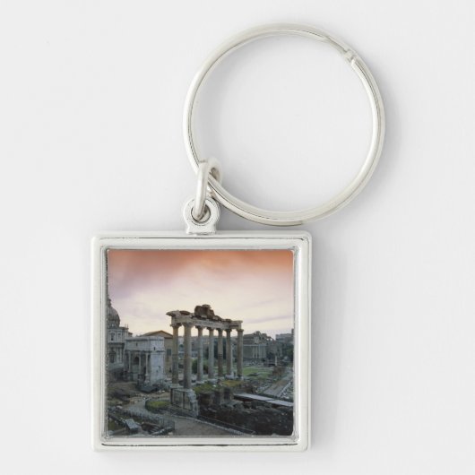 Romeins Forum bij zonsopgang Sleutelhanger (Voorkant)