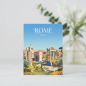 Romeins Forum Italië Briefkaart (Staand voorkant)