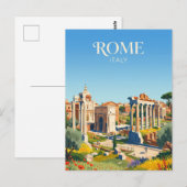 Romeins Forum Italië Briefkaart (Voorkant / Achterkant)