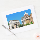 Romeins forum rechthoekige sticker (Envelop)