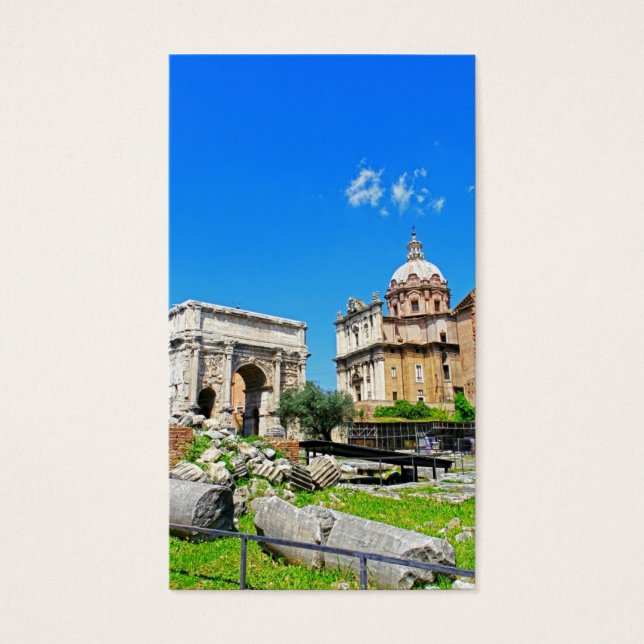 Romeins forum visitekaartjes (Voorkant)