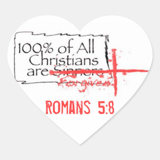 Romeins hart hart sticker