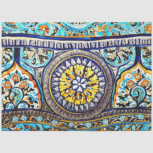 Romeins Italiaans Spaans Majolica Floral Decoupage Tissuepapier