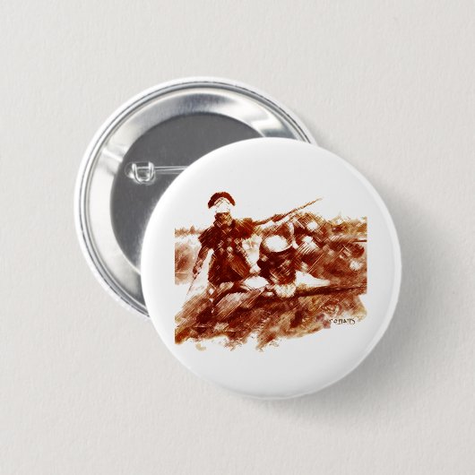 Romeins leger ronde button 5,7 cm (Voorkant /achterkant)