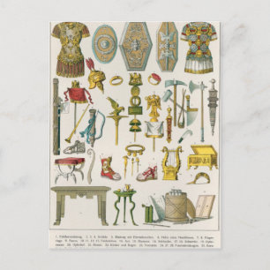 Romeinse Accessoires Briefkaart