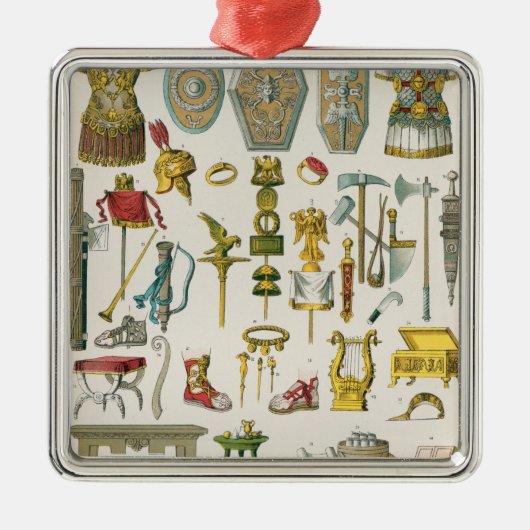 Romeinse Accessoires Metalen Ornament (Voorkant)