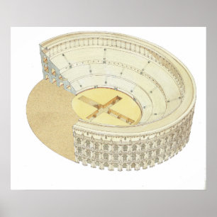 Romeinse amfitheater poster