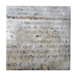 Romeinse antieke tekens tegeltje