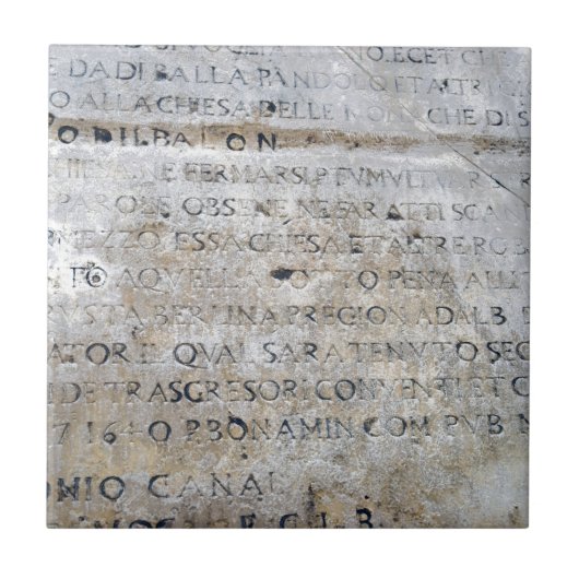 Romeinse antieke tekens tegeltje (Voorkant)