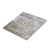 Romeinse antieke tekens tegeltje (Zijkant)