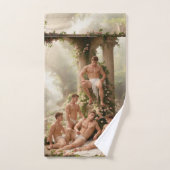 Romeinse baden neo-klassieke ontwerper bad handdoek (Handdoek)