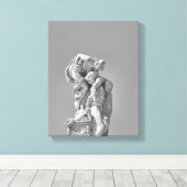 Romeinse beeldhouwwerken in moderne samenstelling canvas afdruk (Insitu (Houten vloer))