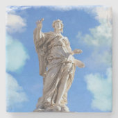 Romeinse beeldhouwwolken stenen onderzetter (Voorkant)