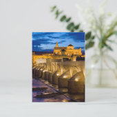 Romeinse brug over de Guadalquivir-rivier in Cordo Briefkaart (Staand voorkant)