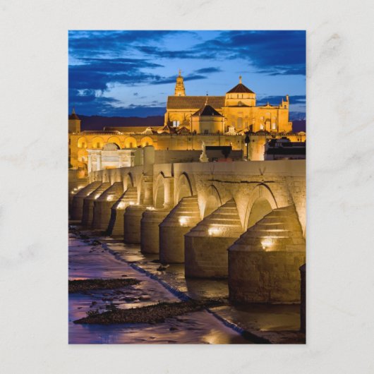 Romeinse brug over de Guadalquivir-rivier in Cordo Briefkaart (Voorkant)