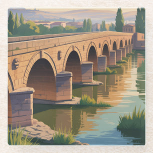 Romeinse brug Salamanca Spanje Glazen Onderzetter