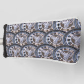 Romeinse cijfers  Gear Klok Golfheadcover (Voorkant)