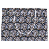 Romeinse cijfers  Gear Klok Groot Cadeauzakje (Achterkant)