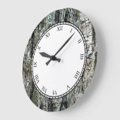 Romeinse cijfers over de houtboomschors grote klok (Hoek)