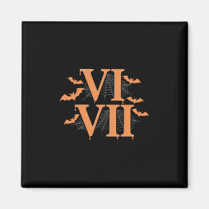 Romeinse Cijfers Vi Vii 67 Meme Gen Alpha Hallowee Magneet
