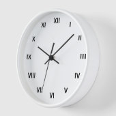 Romeinse cijfers Wandklok (Hoek)