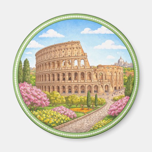 Romeinse Colosseum Magneet (Voorkant)