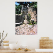 Romeinse fontein, Castello St. George, Alfama, Por Poster (Keuken)