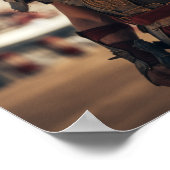 Romeinse generaal Maximus Gladiator in de Arena -  Poster (Hoek)