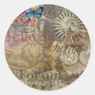 Romeinse Geschiedenis Italië Reizen Vakantie Vakan Ronde Sticker