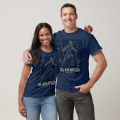 Romeinse Gladiator Blauwdruk T-Shirt (Unisex)