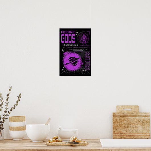 Romeinse goden poster (Keuken)