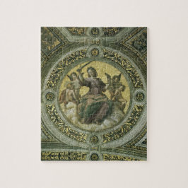 Romeinse Godin Justitia met Engelen door Raphael Legpuzzel