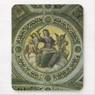 Romeinse Godin Justitia met Engelen door Raphael Muismat