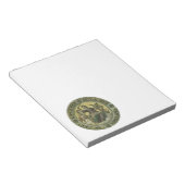 Romeinse Godin Justitia met Engelen door Raphael Notitieblok (Schuin)