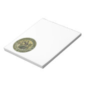 Romeinse Godin Justitia met Engelen door Raphael Notitieblok (Linkerzijde)