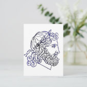 Romeinse hoofden briefkaart (Staand voorkant)