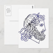 Romeinse hoofden briefkaart (Voorkant / Achterkant)
