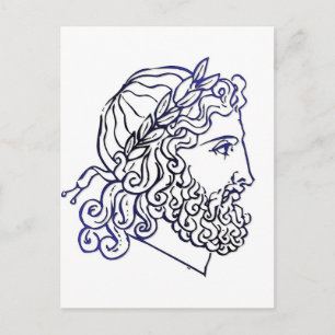 Romeinse hoofden briefkaart