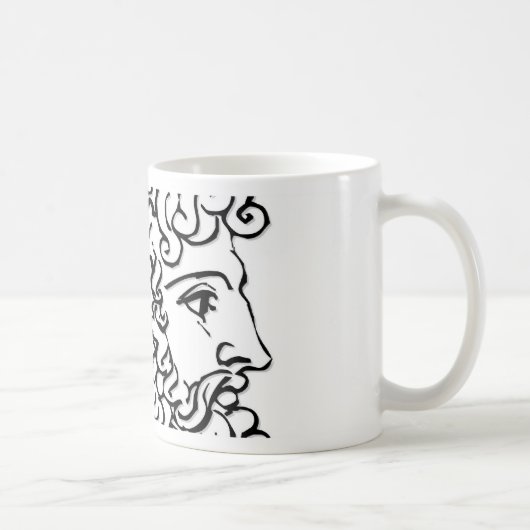 Romeinse hoofden koffiemok (Rechts)
