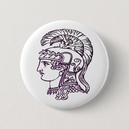 Romeinse hoofden ronde button 5,7 cm (Voorkant)