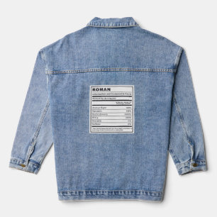 Romeinse informatie en onmiskenbare feiten denim jacket