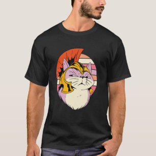 Romeinse kat soldaat helm kostuum een galea kitten t-shirt