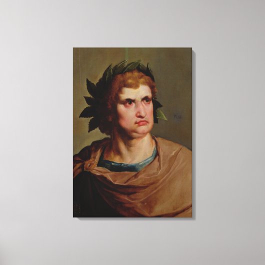 Romeinse keizer, mogelijk Nero c.1625-30 Canvas Afdruk (Voorkant)