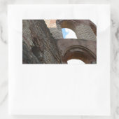 Romeinse keizerlijke baden Trier Rechthoekige Sticker (Tas)